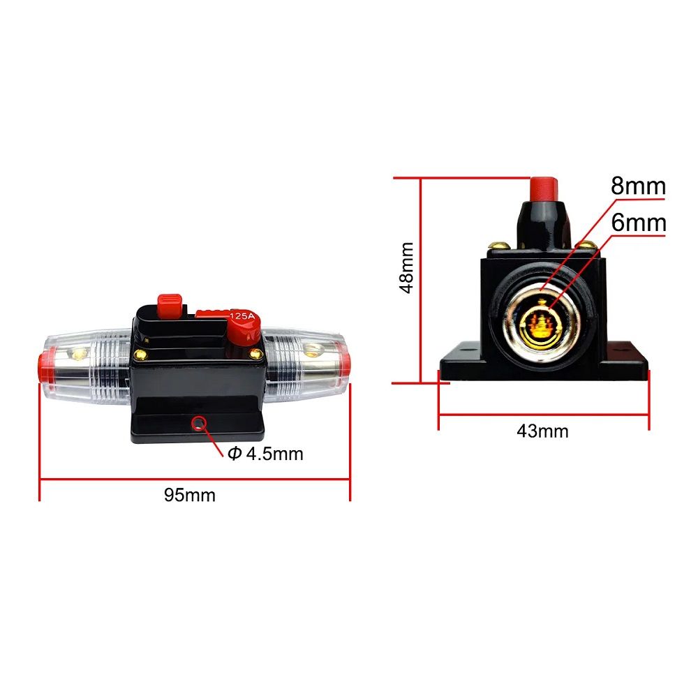Automotive Plumbing Solutions In-Line Switchable Circuit Breaker