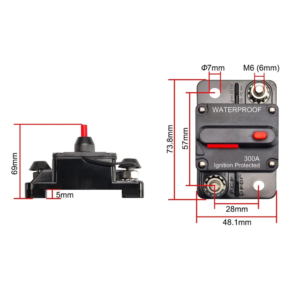 Auto Marine Switchable Circuit Breakers