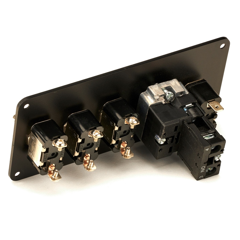 Automotive Plumbing Solutions Ignition & Starter Switch Panel - 3 Accessory Switches