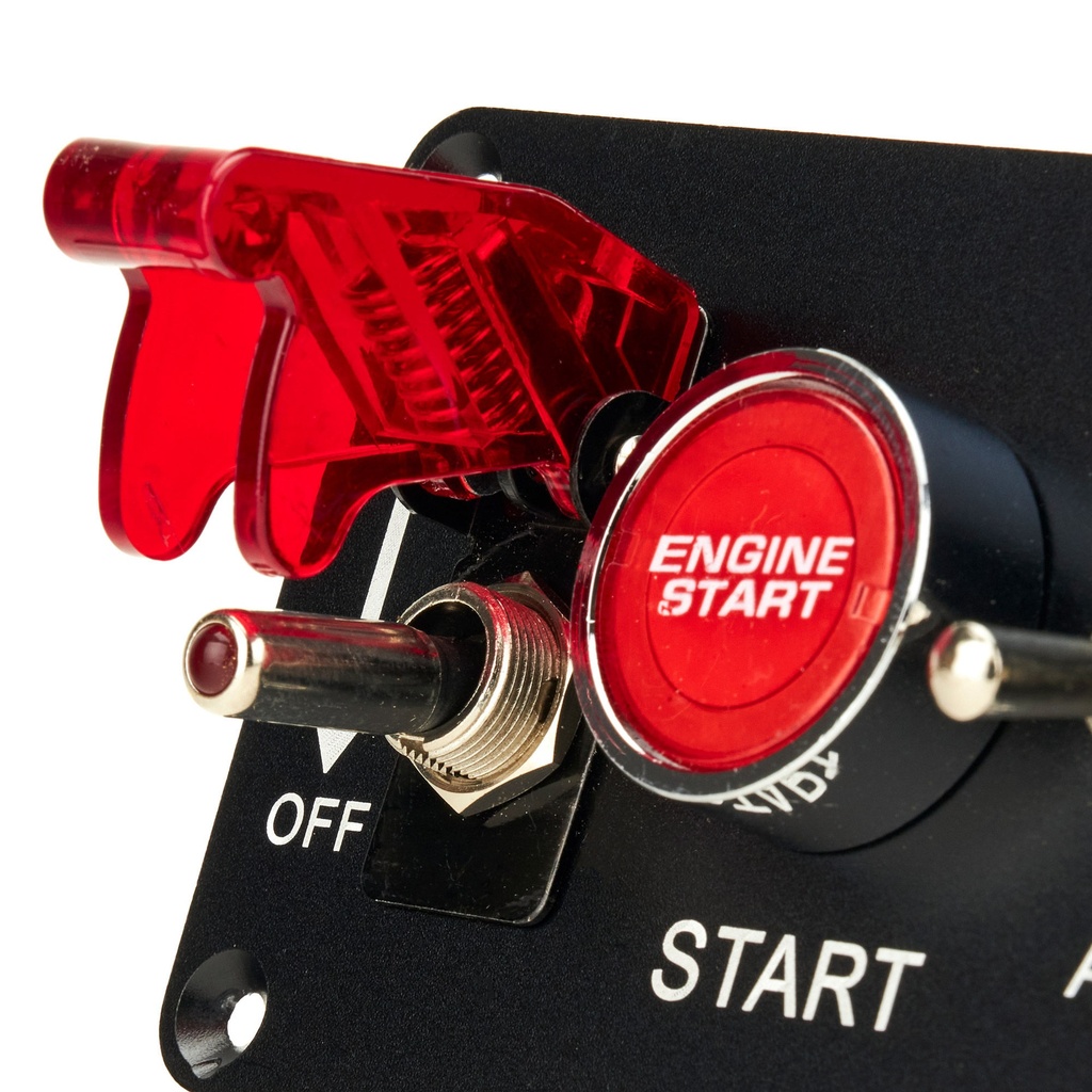 Automotive Plumbing Solutions Ignition & Starter Switch Panel - 3 Accessory Switches