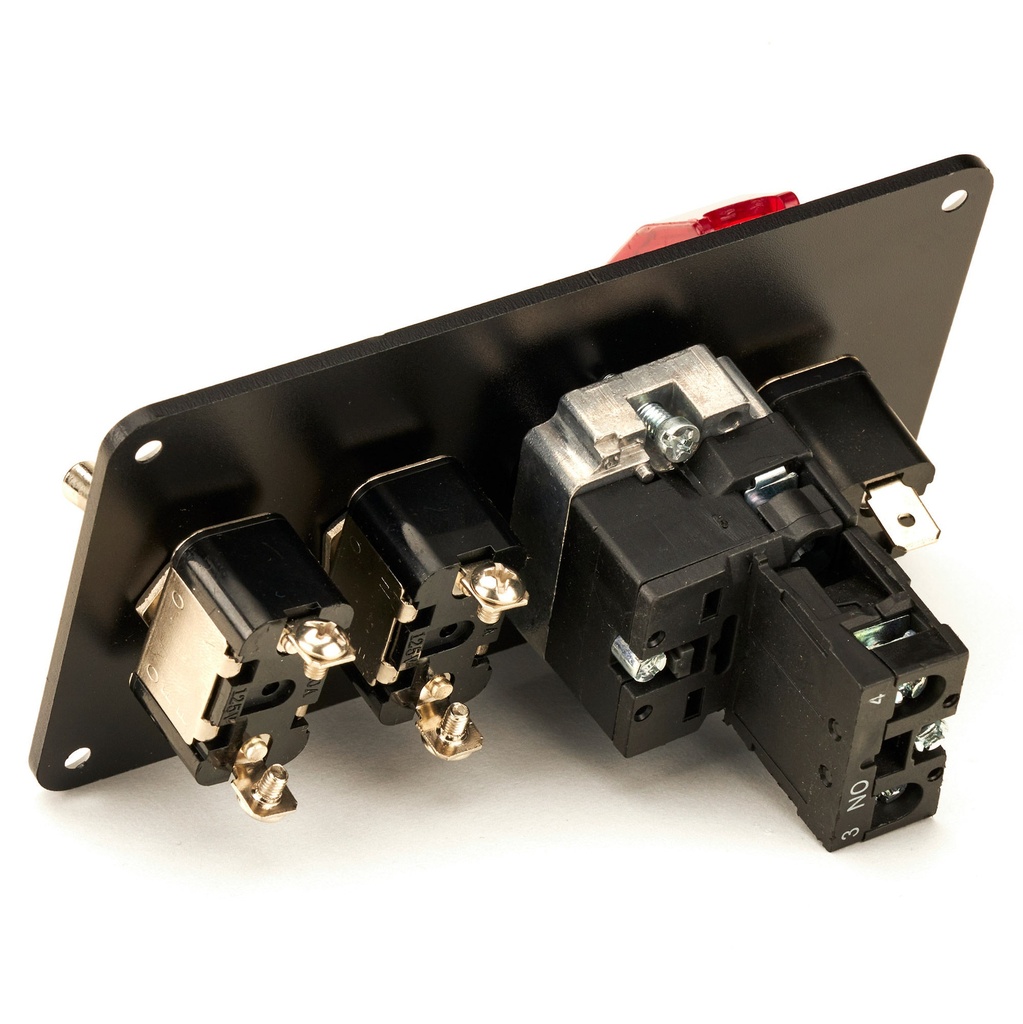 Automotive Plumbing Solutions Ignition & Starter Switch Panel - 2 Accessory Switches