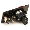 Automotive Plumbing Solutions Ignition & Starter Switch Panel - 2 Accessory Switches
