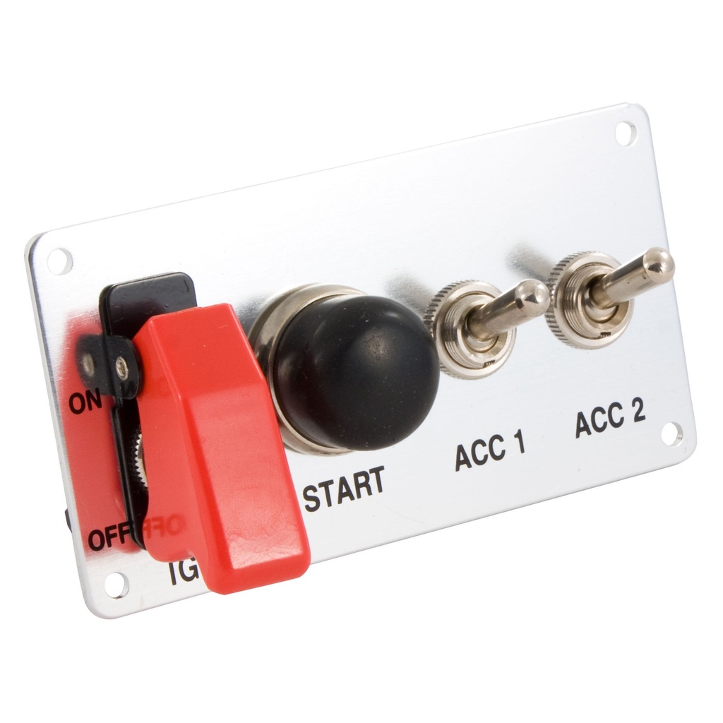 Grayston Starter Switch Panel With 2 Accessory Switches