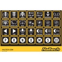 Haltech Label Set For CAN Keypad