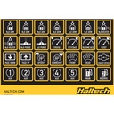 Haltech Label Set For CAN Keypad