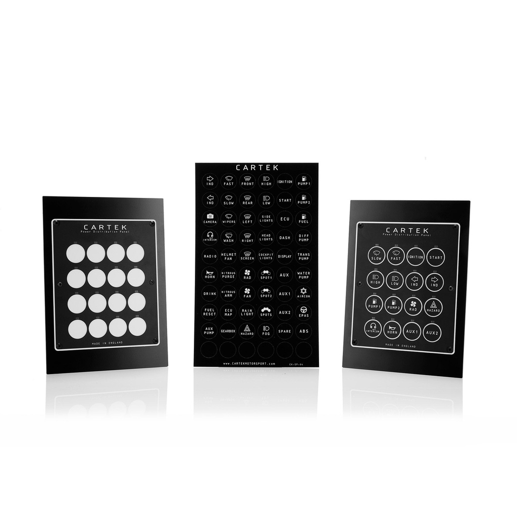Cartek Retro Power Distribution Panel - 16 Channel