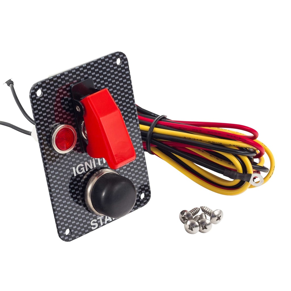 Grayston Carbon Effect Starter Switch Panel