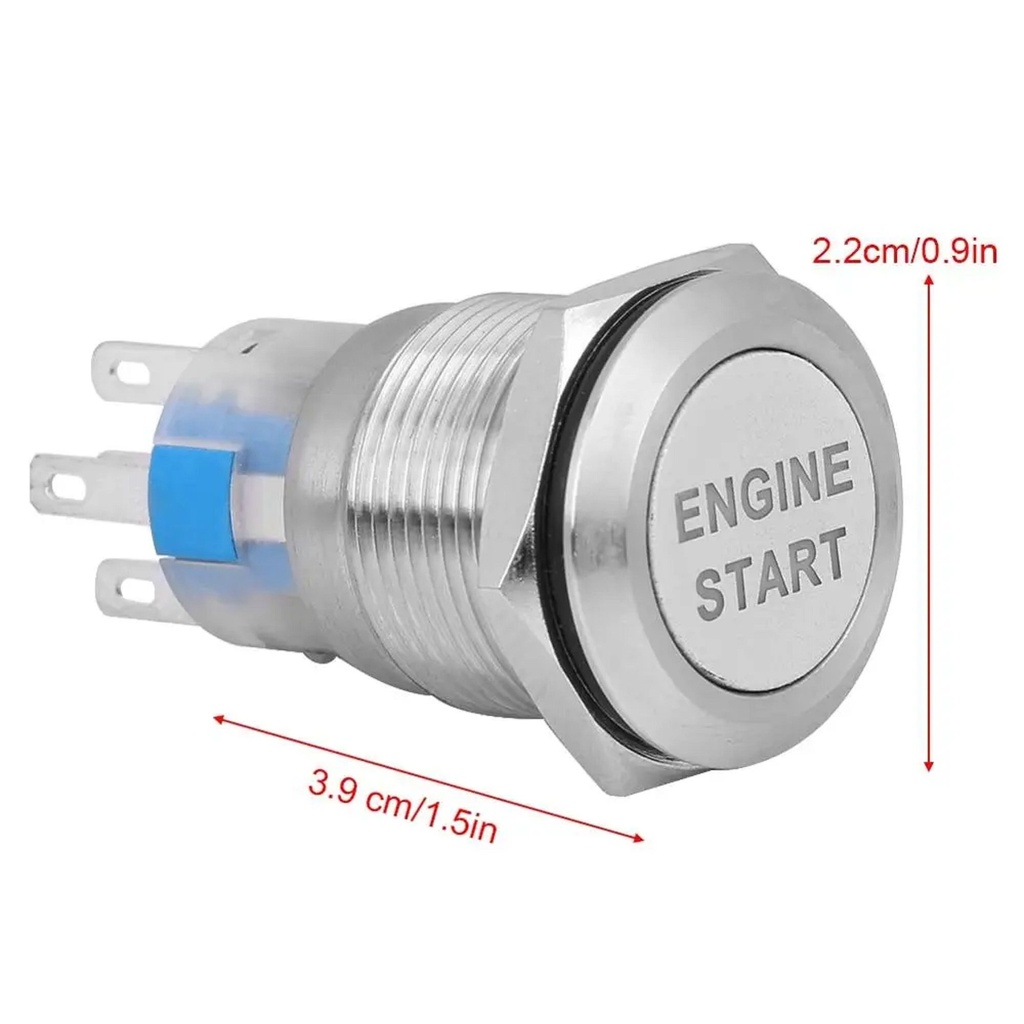 Automotive Plumbing Solutions Waterproof Engine Start Push Button Switch