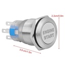 Automotive Plumbing Solutions Waterproof Engine Start Push Button Switch