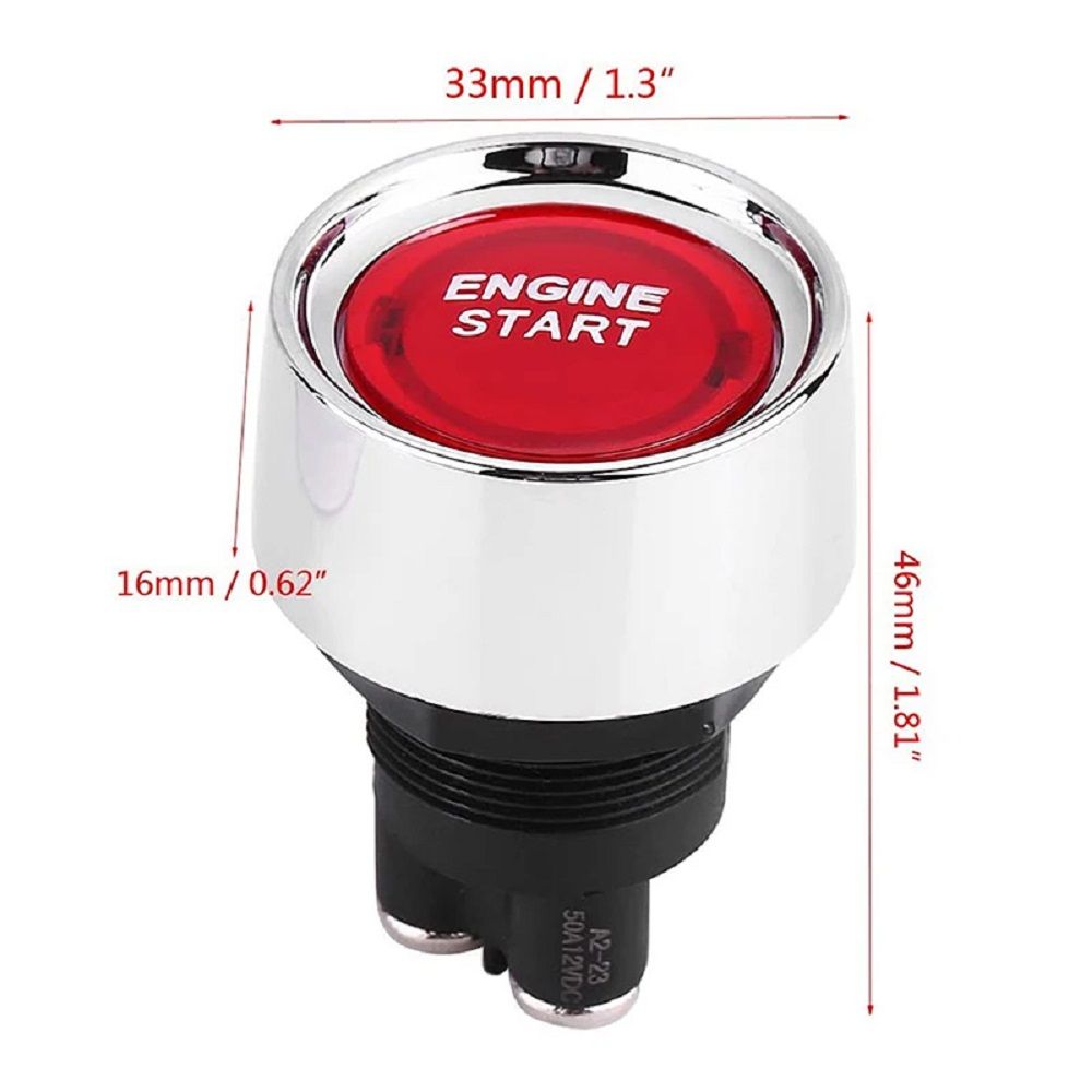 Automotive Plumbing Solutions Push Button Starter Switch - 50 Amp