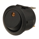 Automotive Plumbing Solutions Round Mini Rocker Switch With LED