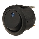 Automotive Plumbing Solutions Round Mini Rocker Switch With LED