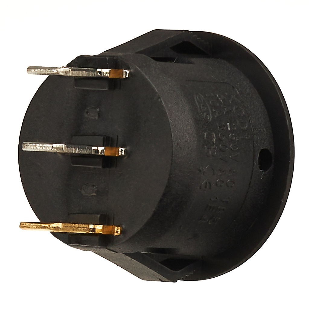 Automotive Plumbing Solutions Round Mini Rocker Switch With LED