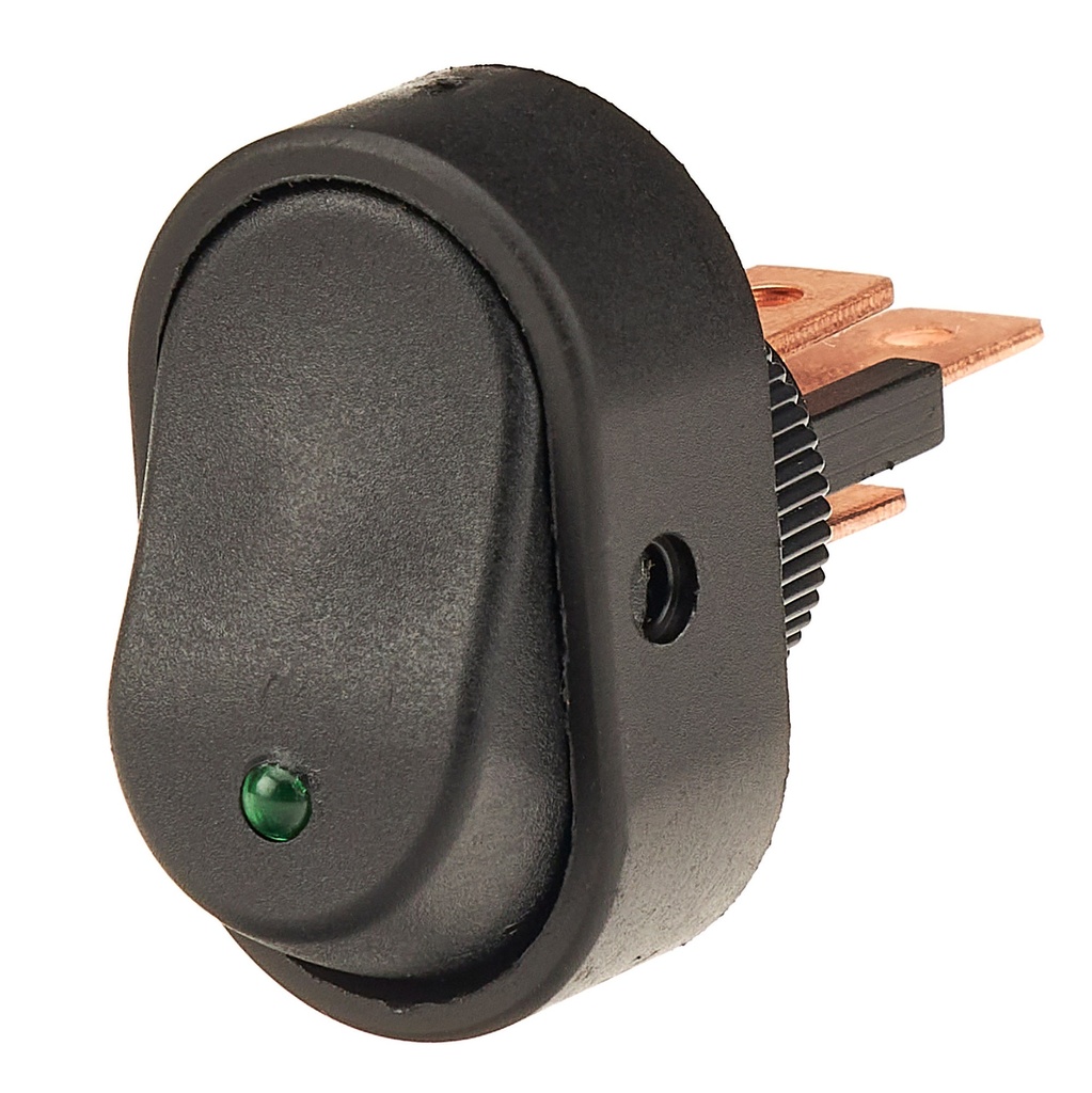 Automotive Plumbing Solutions Oval LED Rocker Switch