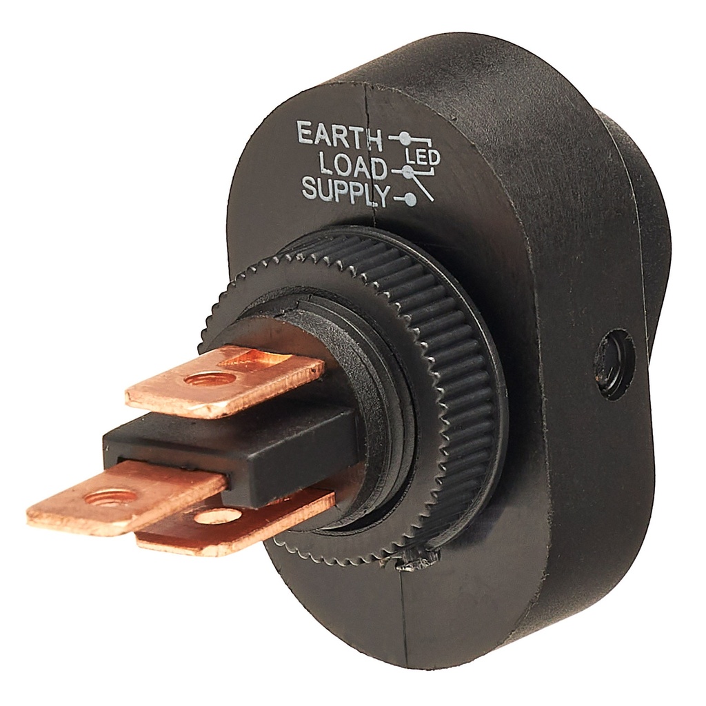 Automotive Plumbing Solutions Oval LED Rocker Switch
