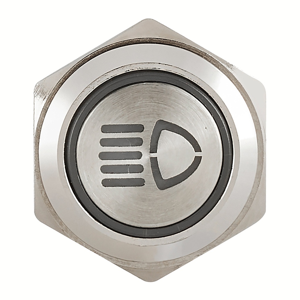 Automotive Plumbing Solutions Illuminated Metal Push Button Switch