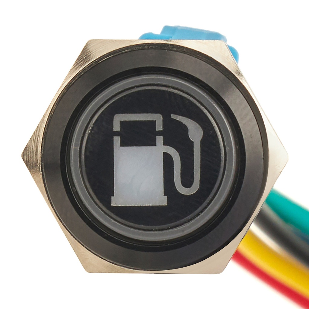 Automotive Plumbing Solutions Illuminated Metal Push Button Switch
