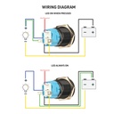 Automotive Plumbing Solutions Illuminated Metal Push Button Switch