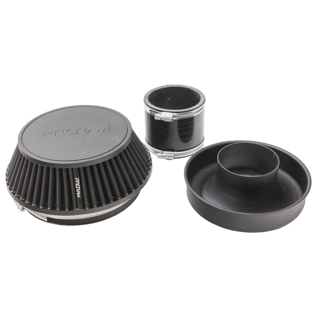 RamAir ProRam Multi-Fit Cone Air Filter With Velocity Stack & Silicone Coupler