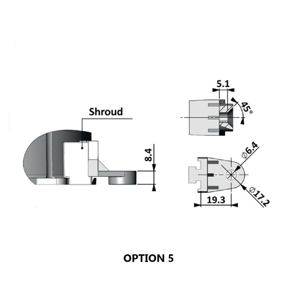 Revotec Fan Mounting Bracket / Installation Feet
