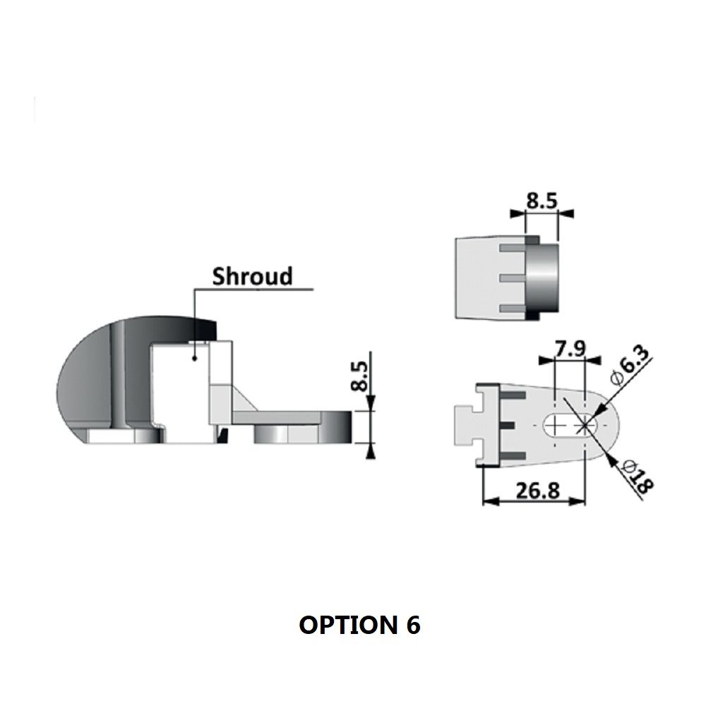 Revotec Fan Mounting Bracket / Installation Feet