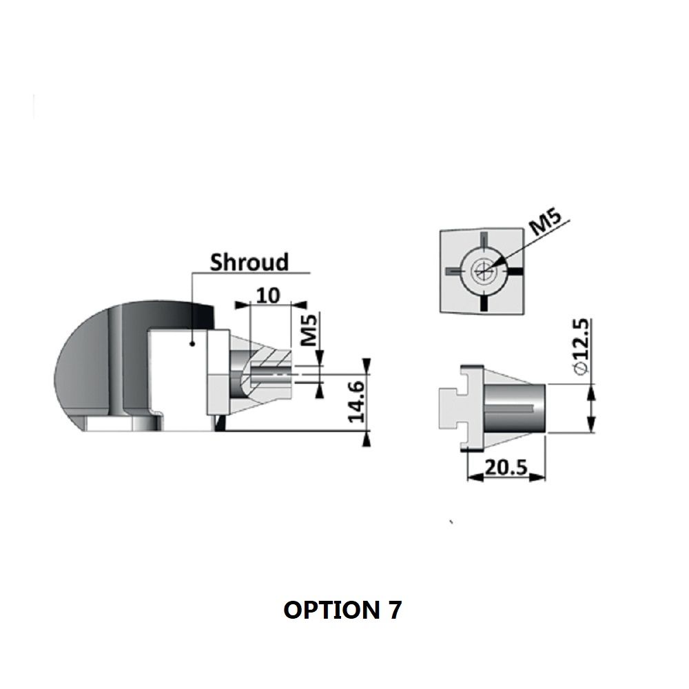 Revotec Fan Mounting Bracket / Installation Feet
