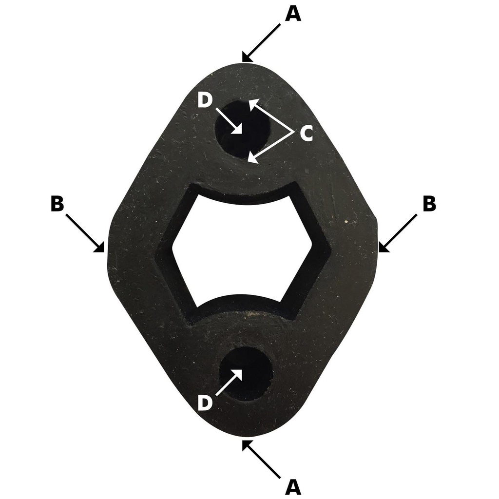 Jetex Universal Exhaust Mounting Rubbers And Bobbins
