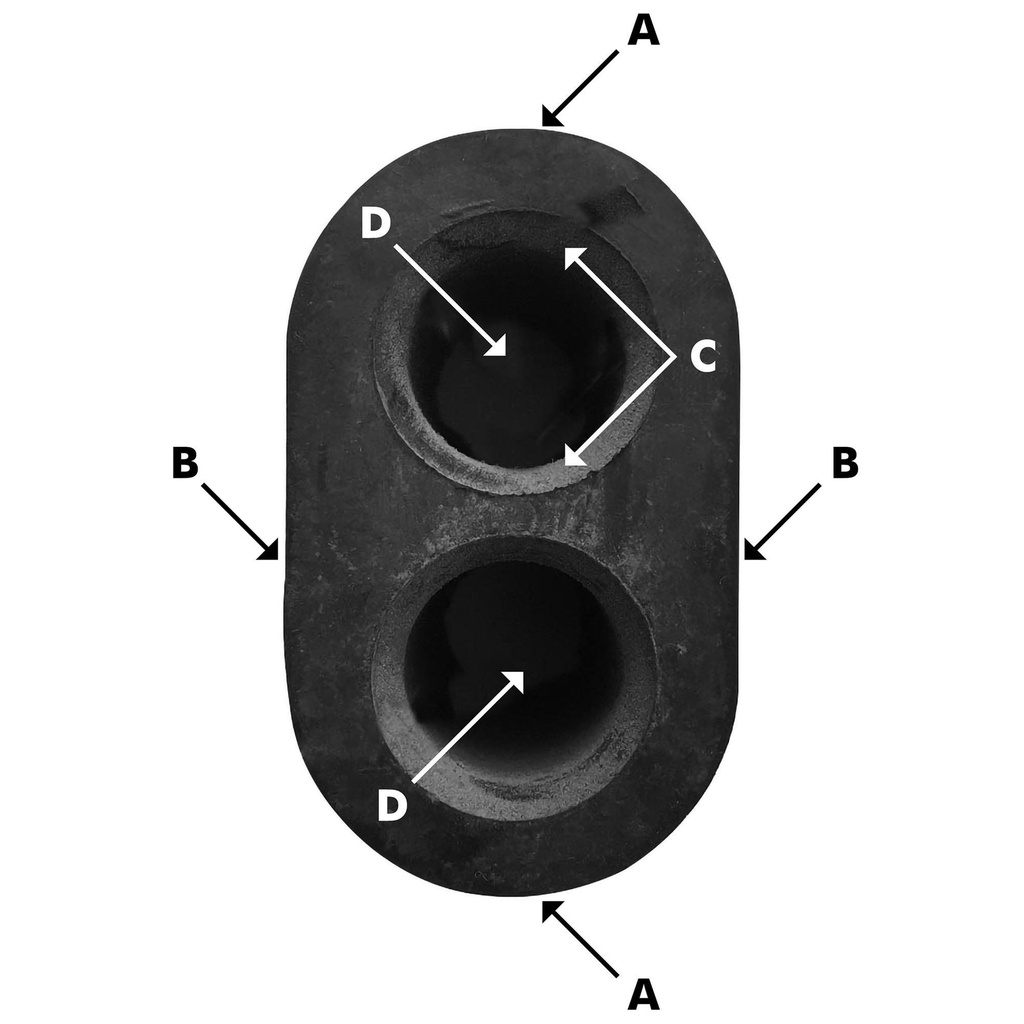 Jetex Universal Exhaust Mounting Rubbers And Bobbins