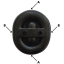 Jetex Universal Exhaust Mounting Rubbers And Bobbins