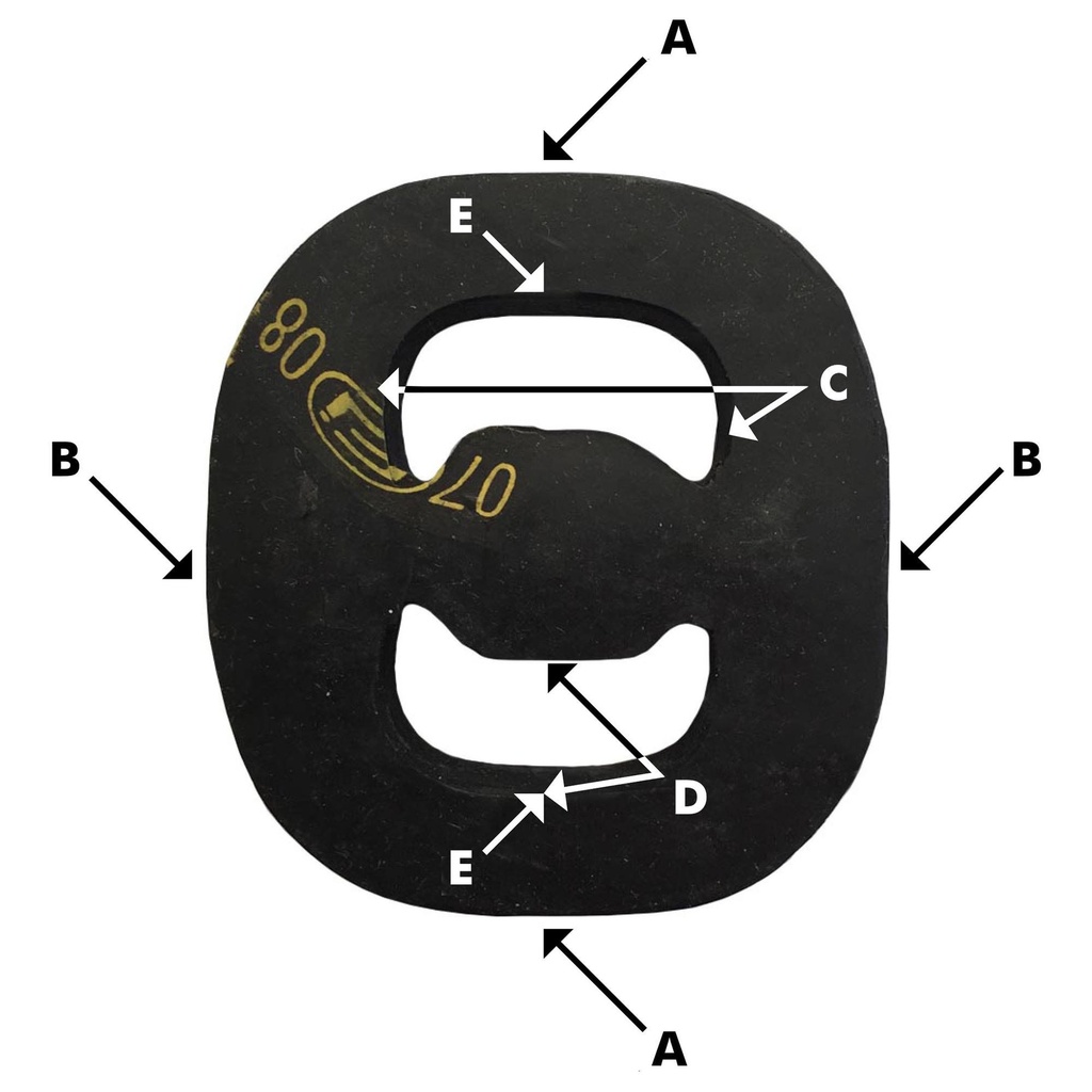 Jetex Universal Exhaust Mounting Rubbers And Bobbins