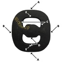 Jetex Universal Exhaust Mounting Rubbers And Bobbins