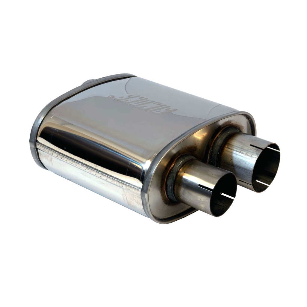 Jetex Universal Oval Exhaust Silencer For Valve Systems