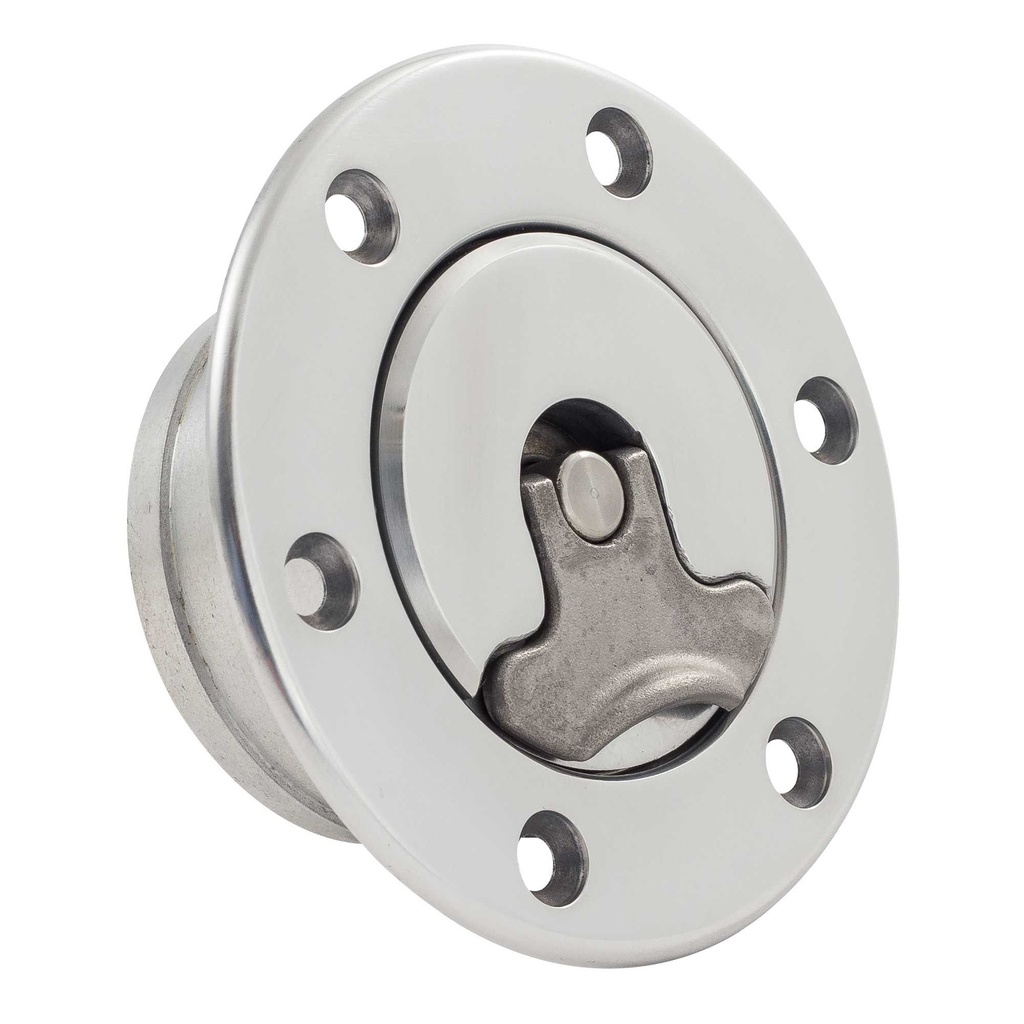 Automotive Plumbing Solutions Flush Fit Billet Alloy Fuel Filler Cap - 80mm