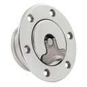 Automotive Plumbing Solutions Flush Fit Billet Alloy Fuel Filler Cap - 80mm