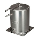 OBP Aluminium Lightweight Fuel Swirl Pot - Base Mounted