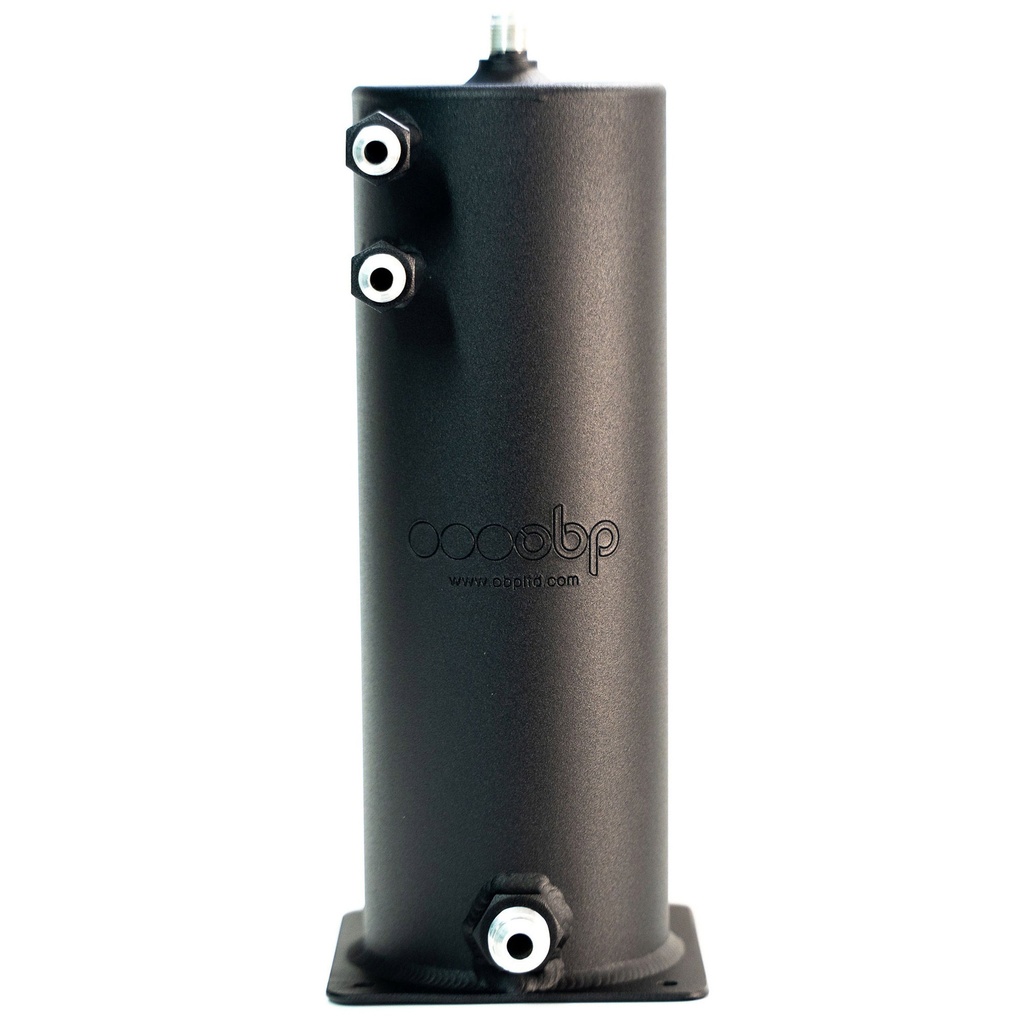 OBP Dark Matter Base Mounted Fuel Swirl Pot Extended JIC Fittings