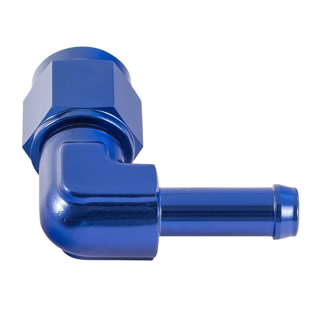 Automotive Plumbing Solutions 90 Degree Female JIC -6 To Push On Hose Fitting