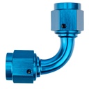 Automotive Plumbing Solutions 90 Degree Female To Female Swivel Adaptor JIC Thread