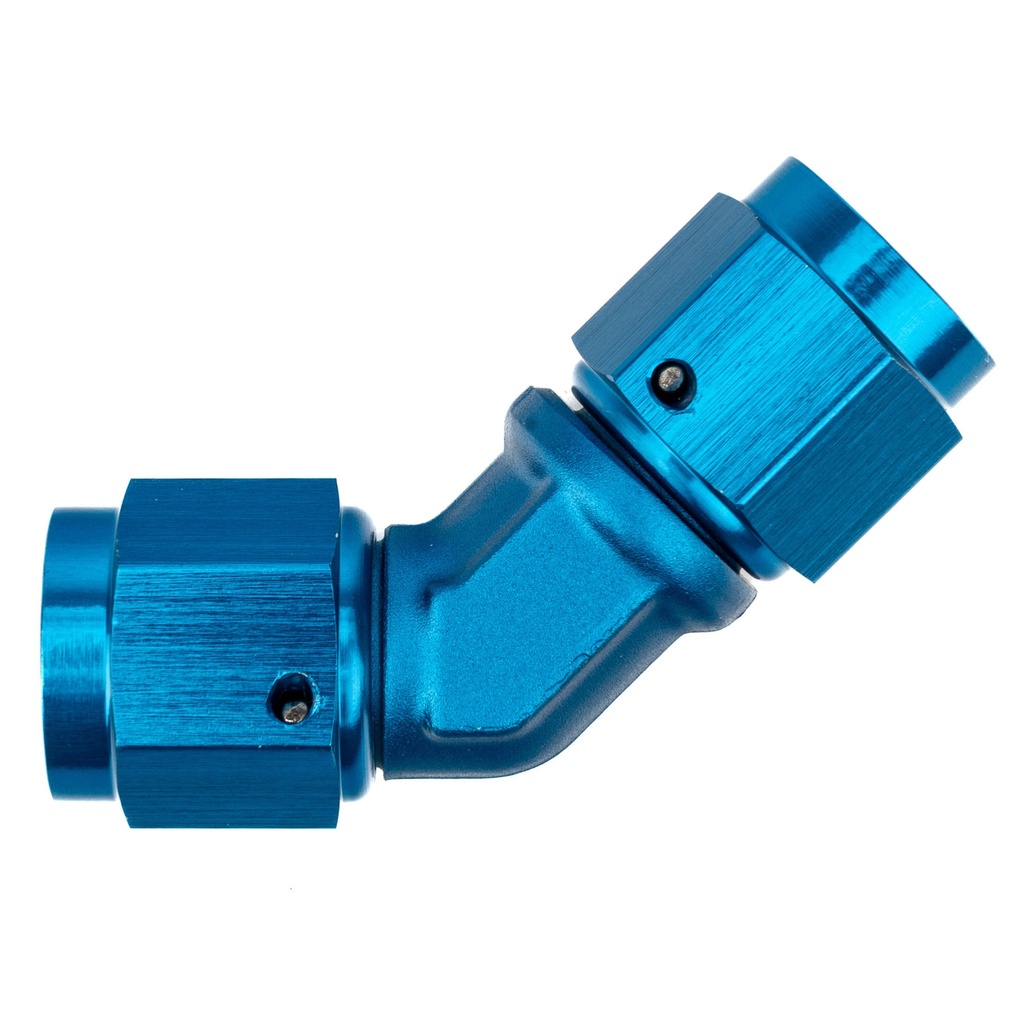 Automotive Plumbing Solutions Forged 45 Degree Female Swivel Adaptor JIC Thread