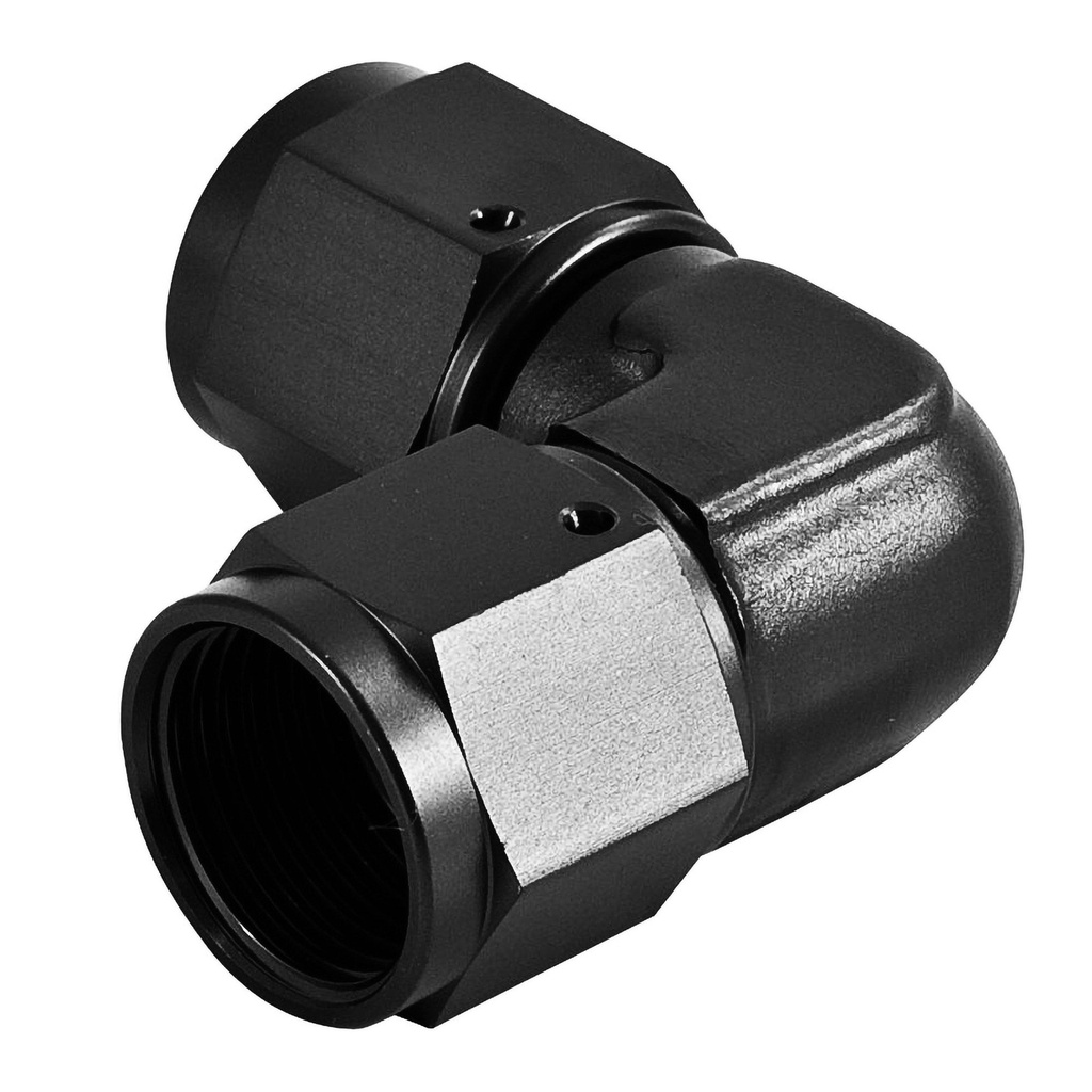 Automotive Plumbing Solutions Adaptor 90 degree Female to Female Swivel