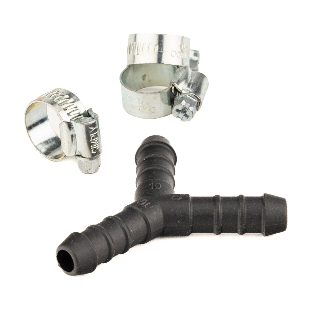 Demon Tweeks Plastic Y Piece Hose Joiner