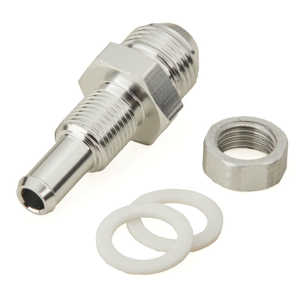 Automotive Plumbing Solutions Male To Male Bulkhead Adaptor JIC To Push On
