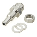 Automotive Plumbing Solutions Male To Male Bulkhead Adaptor JIC To Push On