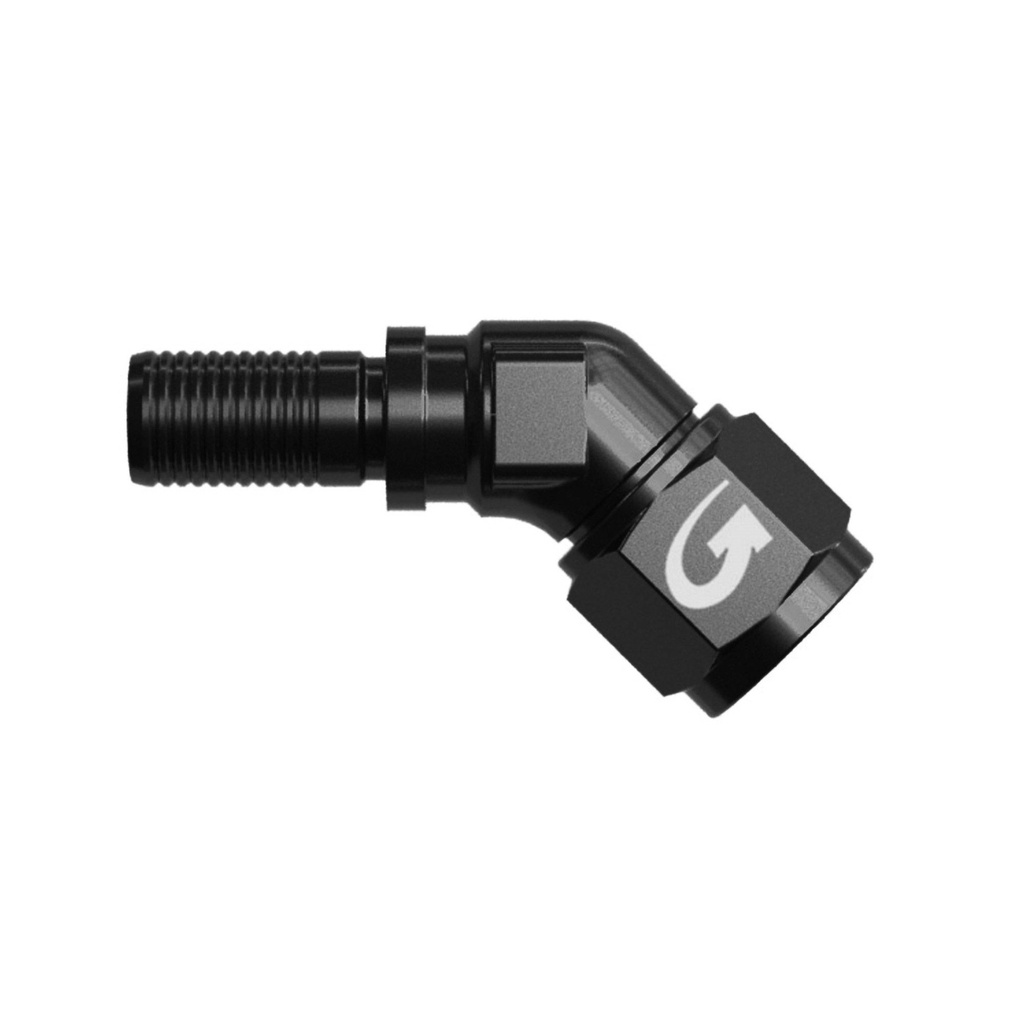 Goodridge 4000 Series Female Forged Elbow Crimp Fitting For G-Line Hose