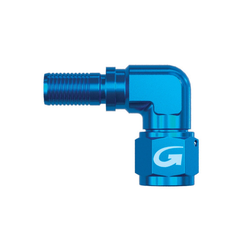 Goodridge 4000 Series Female Forged Elbow Crimp Fitting For G-Line Hose