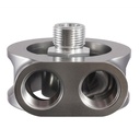 Susa Billet Oil Sandwich Plate With Sender Take Off Port