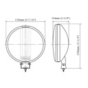 Wipac Classic Style 5.5 Inch Chrome Lamps