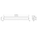 Hella Black Magic LED Double Lightbar - 21.5 Inch