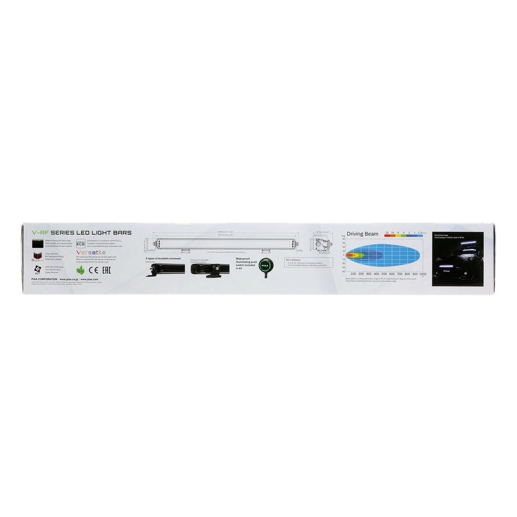PIAA V-RF 20" Driving Beam LED Light Bar Kit