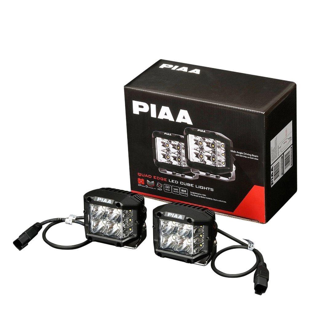 PIAA Quad Edge 4” LED Cube Light Kit